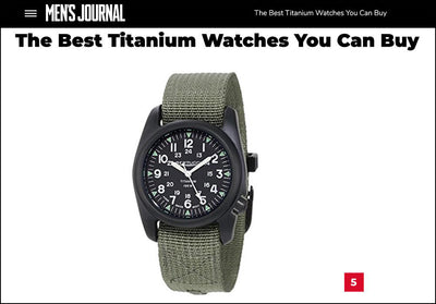 Mens Journal: "The Best Titanium Watches You Can Buy"