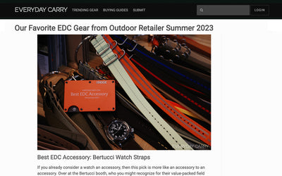 Bertucci Watch Straps Are Awarded Best EDC Accessory From Everyday Carry