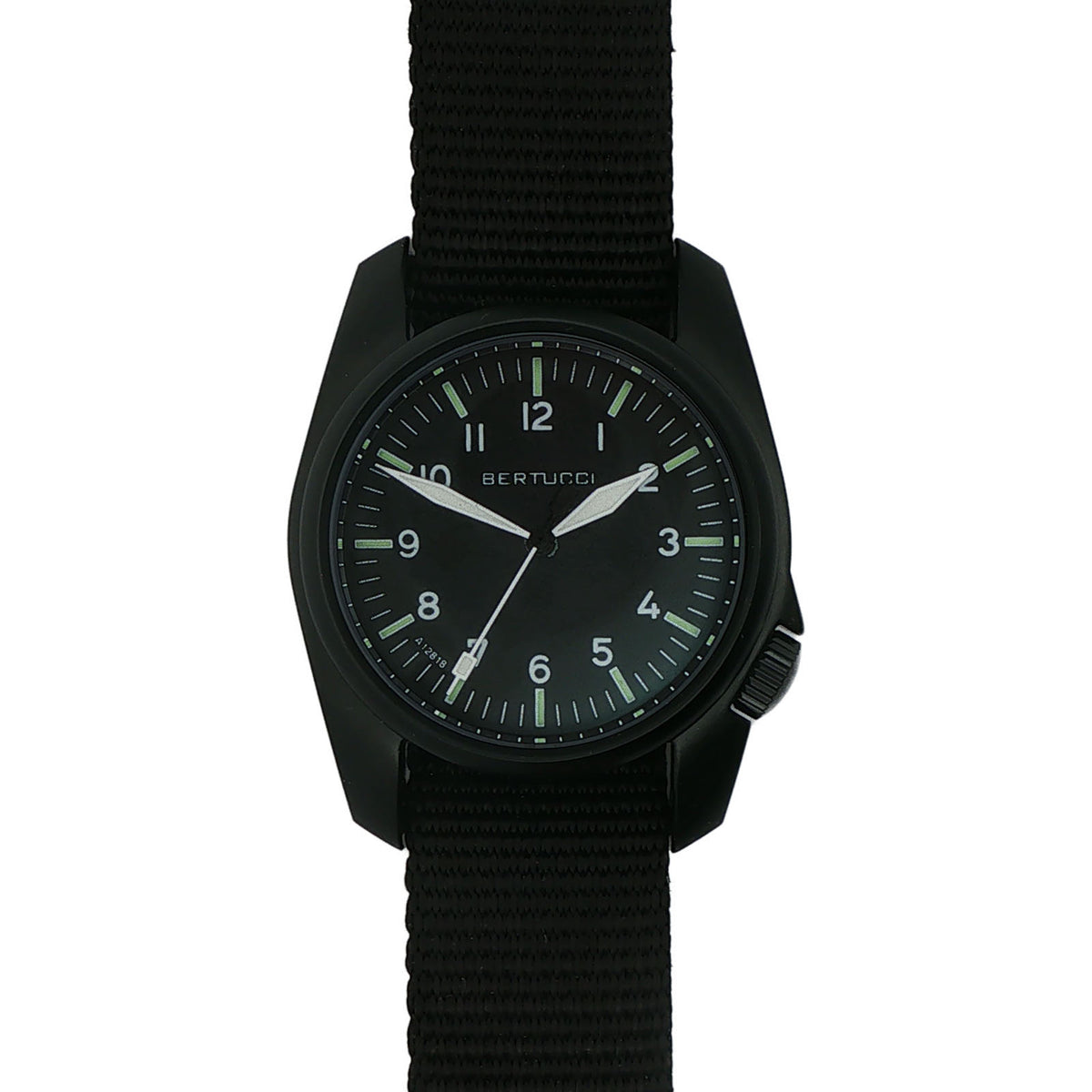 ヒラケン① A-1S AERO™ - Black Dial w/ black nylon band #10607