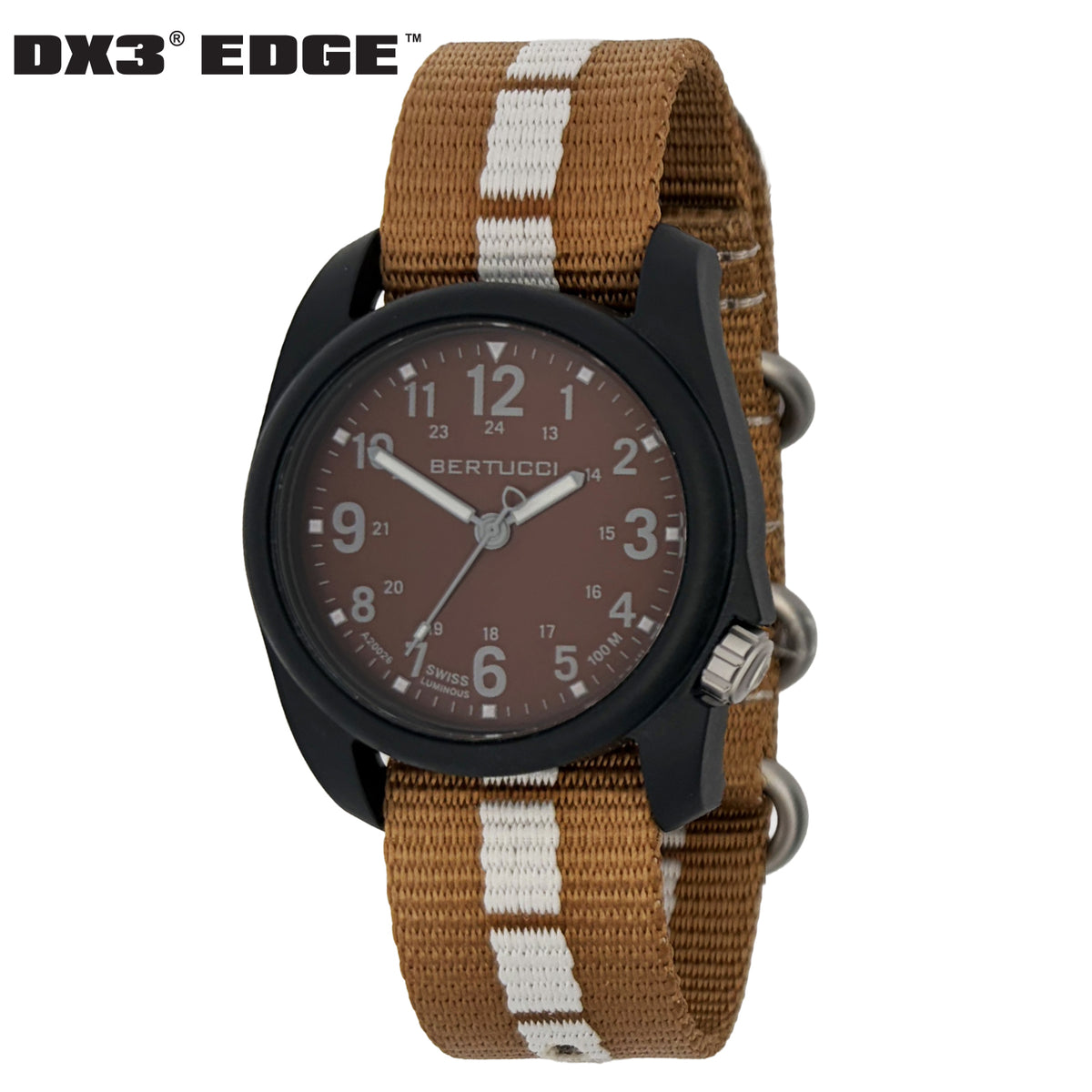 DX3® EDGE™ - Terracotta Super Dash Line™ Nylon Band - #11164