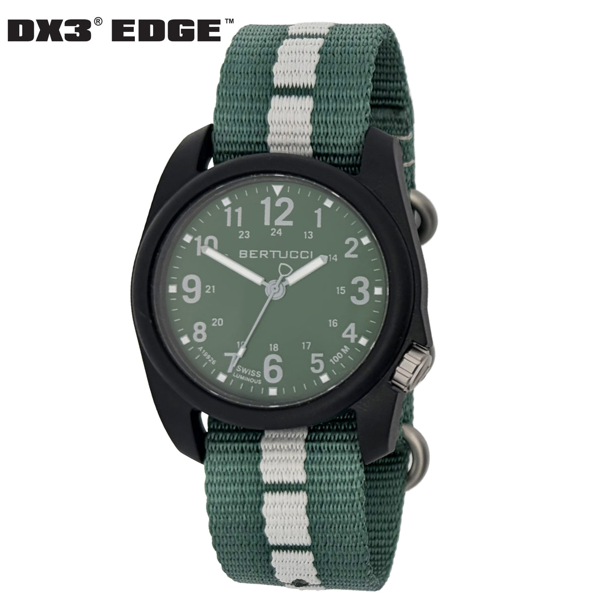u*1様 Bill Lawrence　HSH キルトメイプル DX3® EDGE™ - Castleton Green Super Dash Line™ Nylon Band - #11165