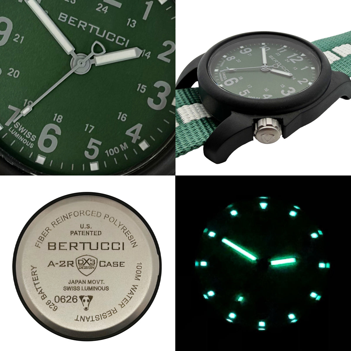 DX3® EDGE™ - Castleton Green Super Dash Line™ Nylon Band - #11165
