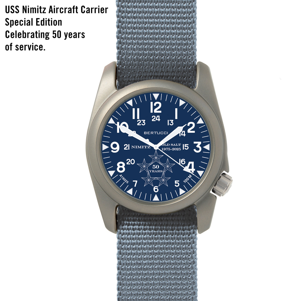11521 USS Nimitz Aircraft Carrier Special Edition - Navy Blue dial