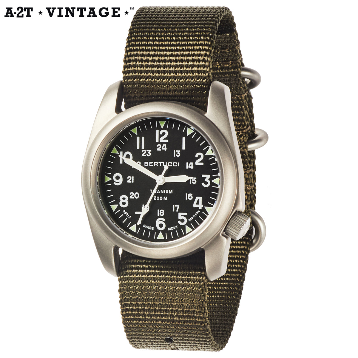 Bertucci A-2T Vintage Titanium Military Watch – ultimatefieldwatch