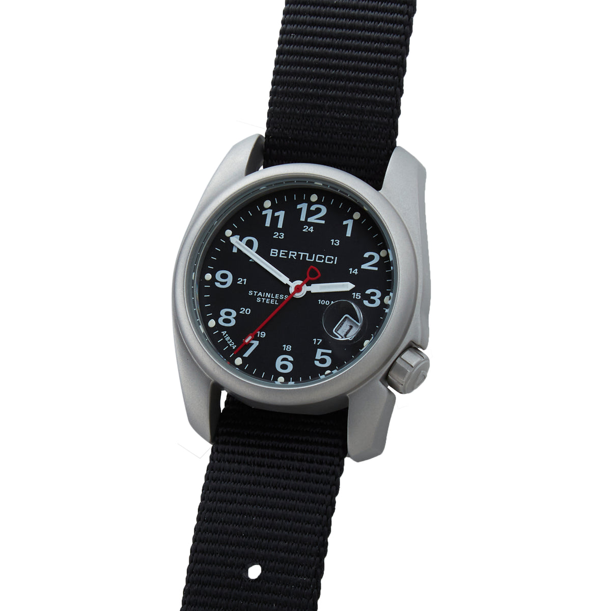 10600 A-1S Super Field™ - Black Dial w/ black nylon band 