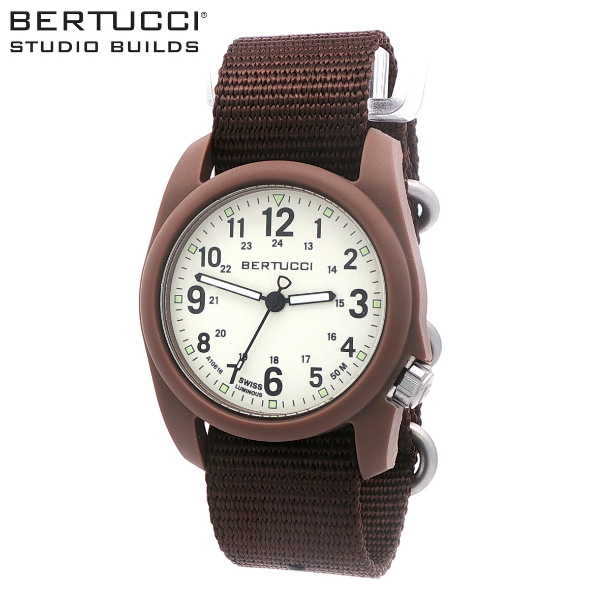 DX3® Field™ - Stone dial - Field Brown Nylon Band #11039SB1