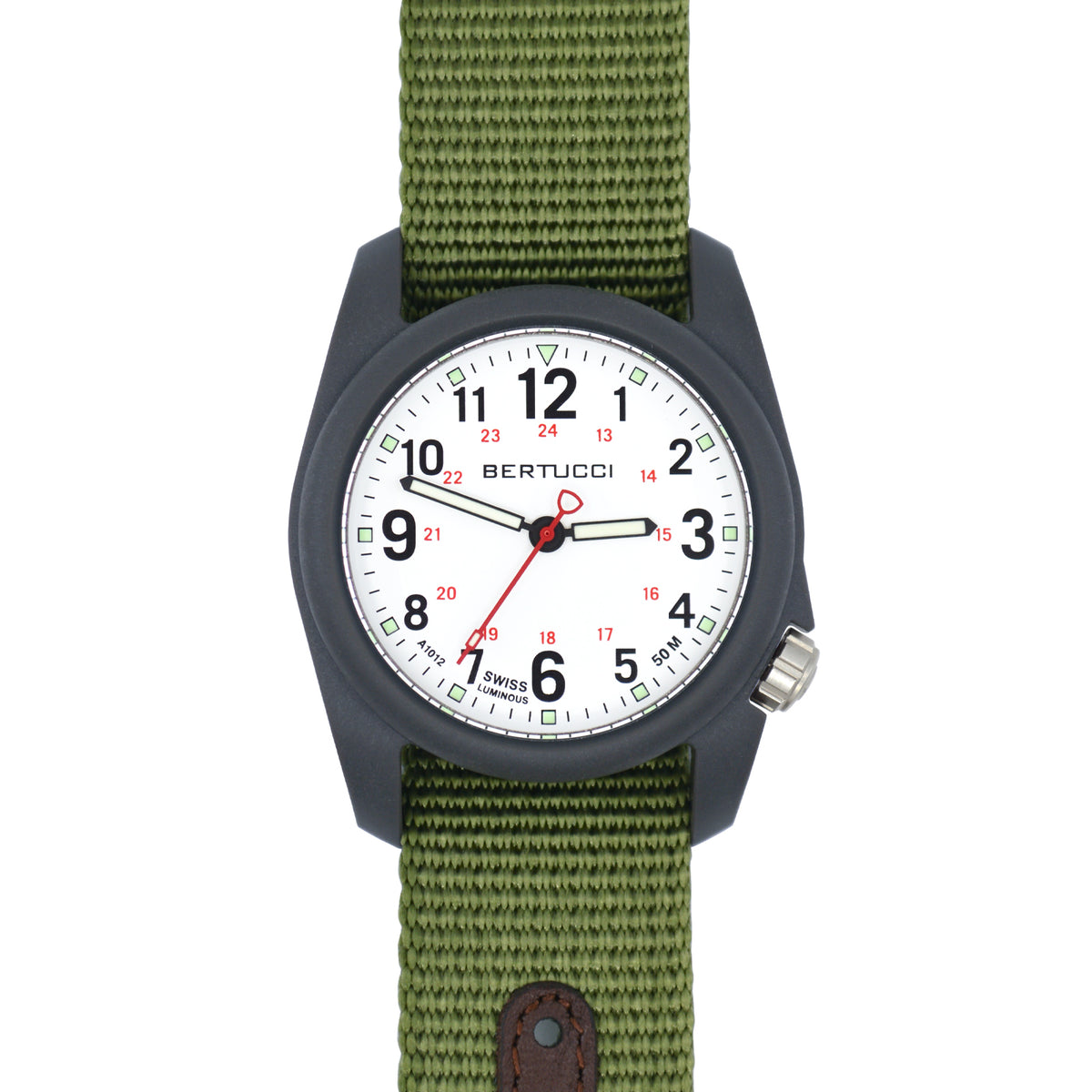 DX3® Hybrid™ - White dial / Dark Olive case- #283 Forest Hybrid