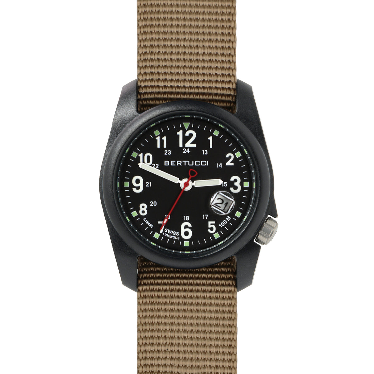 11203 DX3® SUPER™ - Black w/ Bertucci Khaki™ Nylon Band