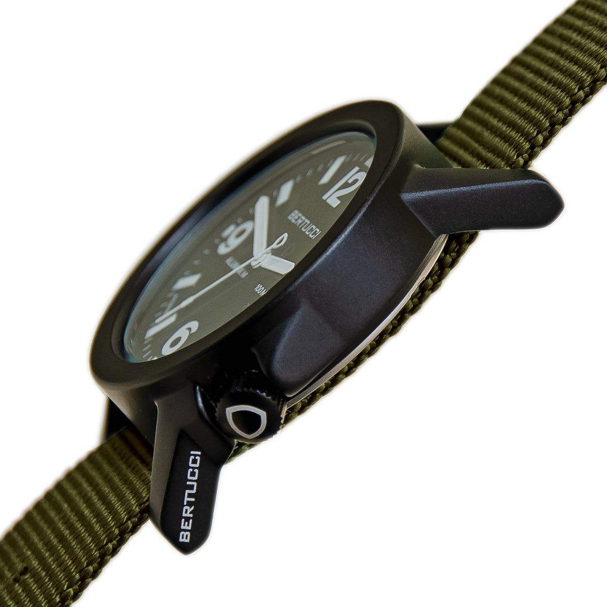 うっちー 16501 A-6A Experior™ - Black Dial, Black Case, Defender Olive