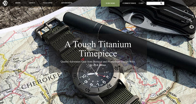 Outdoor X4: Bertucci’s Titanium Dive Watch and PDW’s Ti-NATO make a great combo