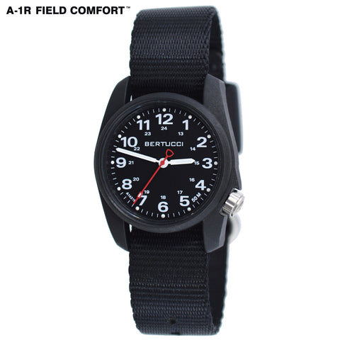 #10500 A-1R Field Comfort™ - Black Dial, Black Comfort-Webb™ Band