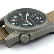 #10601 A-1S Super Field™ - Black Dial w/ Defender Khaki nylon band