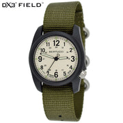 #11049 DX3® Field™ - Stone Dial, Defender Olive™ Nylon Band