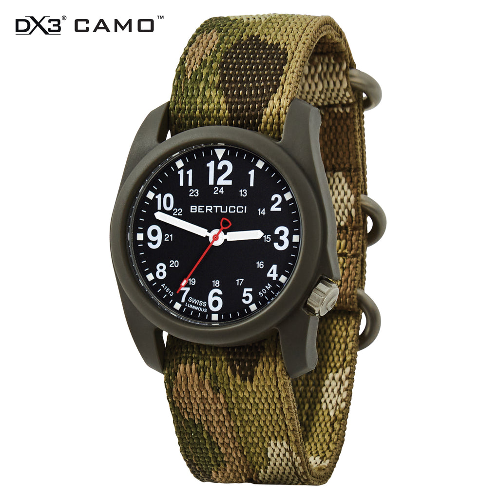 オメガ　ミリタリーウォッチ　ジャンク 11111 DX3® Camo™ - Black Dial, Multicam C-Type Camo Webbing Band