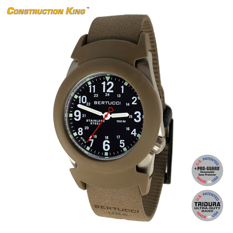#11116 A-2S Construction King™ - Black dial, Coyote Tridura™ Band + Coyote Pro-Guard™