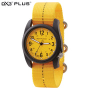 #11120 DX3® Plus™ - Pro-Yellow Dial, Pro-Yellow w/ Black Dash Line™ Nylon Band