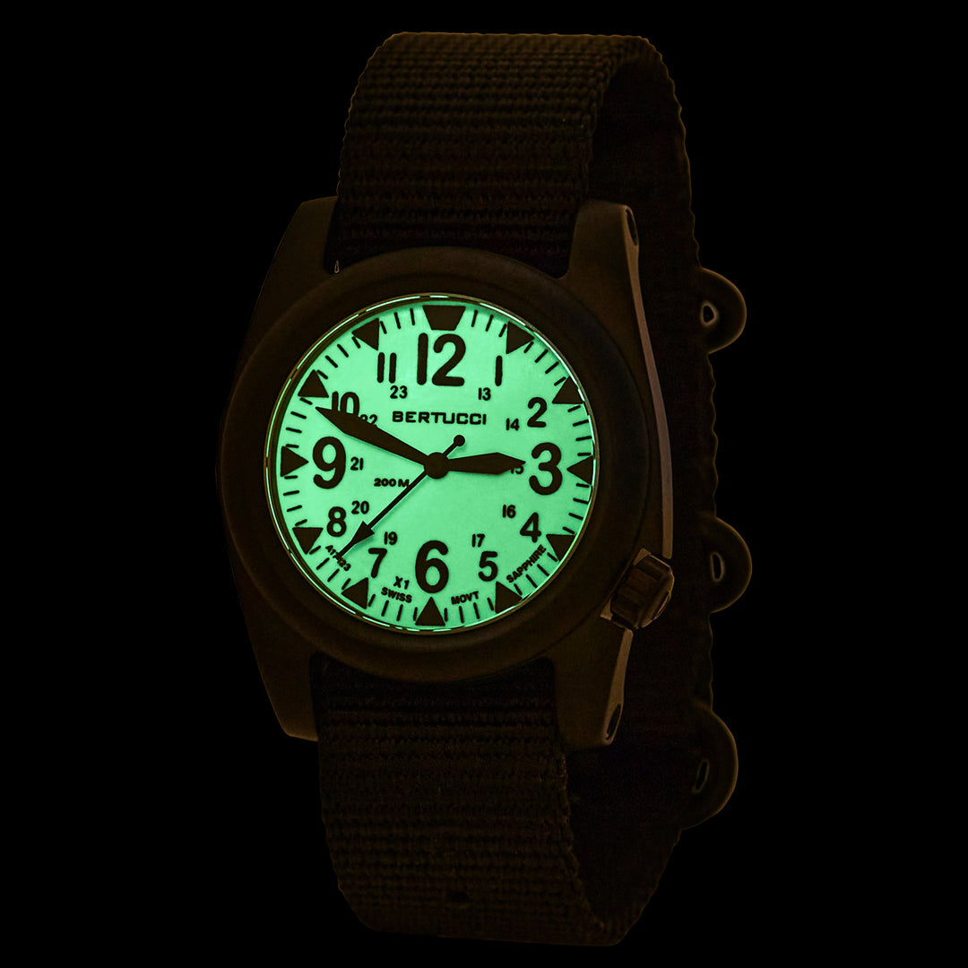 11123 A-2S Ballista X1 Illuminated, X1 Swiss Super Luminous Dial w