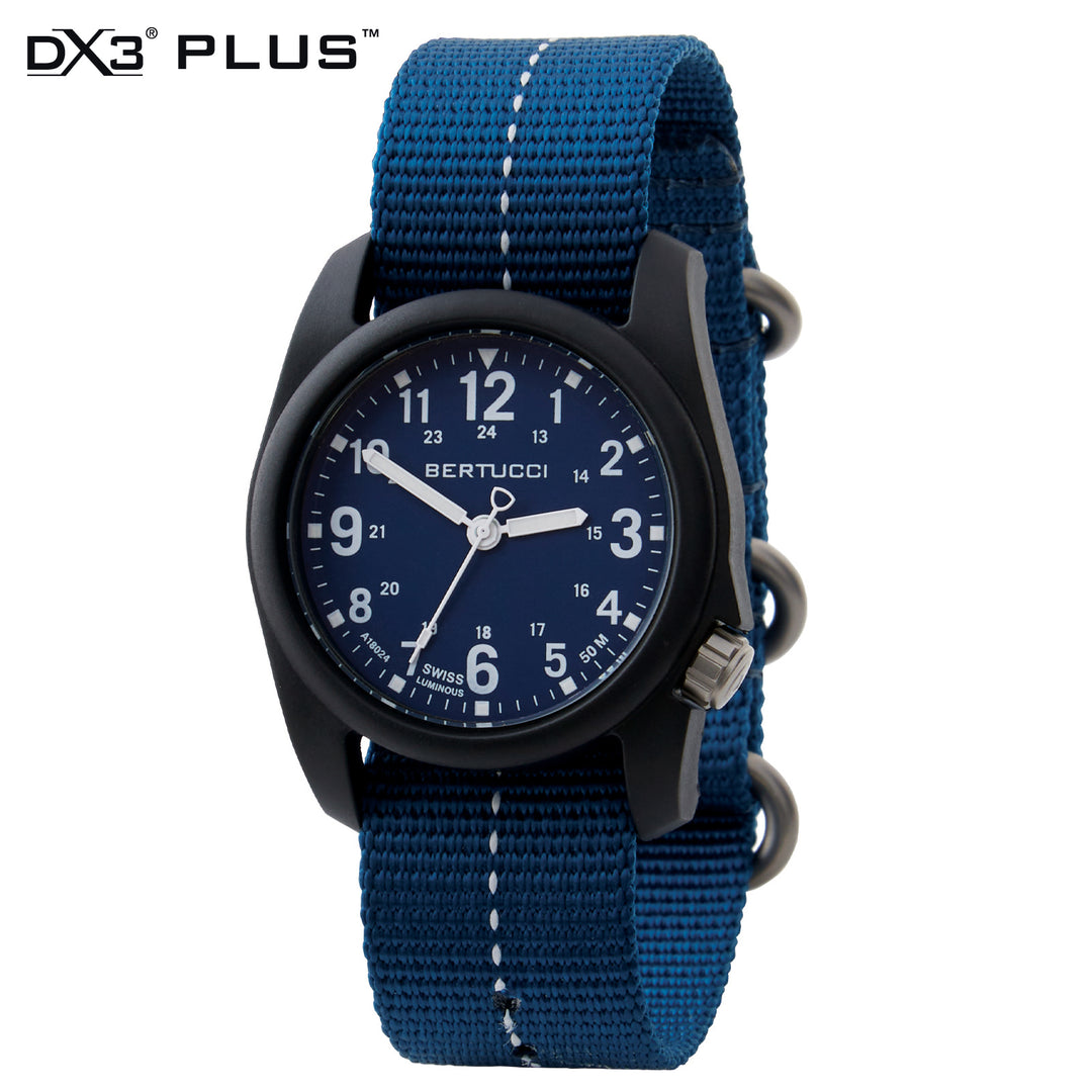 11134 DX3® PLUS™ Cobalt Blue dial, Cobalt Blue w/ White Dashline