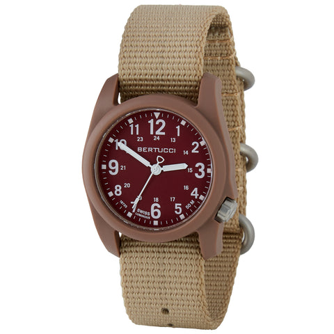 #11146SE DX3® Field™ - Legion Red™ Dial, Defender Khaki Nylon Band, Field Khaki Case
