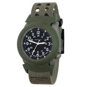 #11515 A-2S Vintage, Black dial w/ #32V Foliage Vtech Tridura™ band + #301 Foliage Pro-Guard - Military Ultra-Duty™