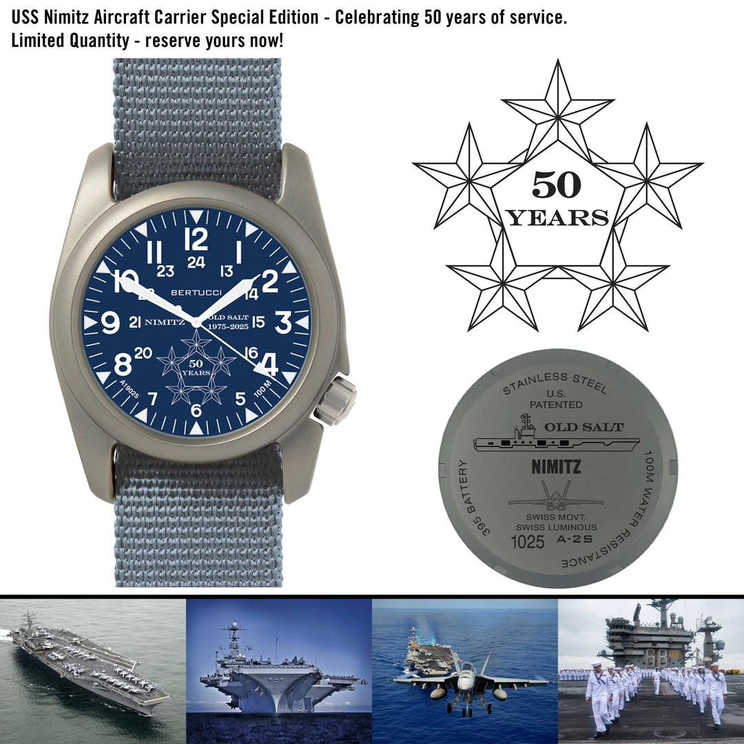 11521 USS Nimitz Aircraft Carrier Special Edition - Navy Blue dial