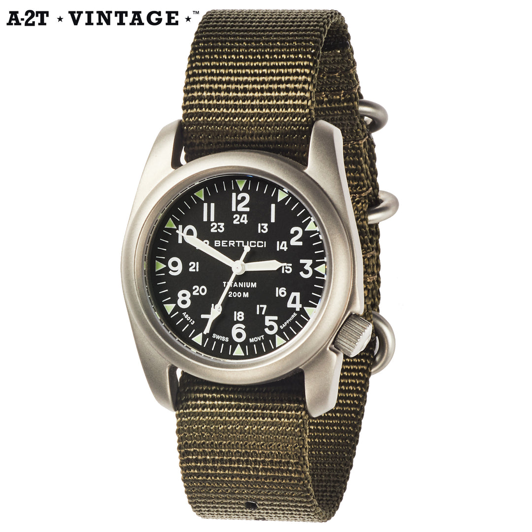 Bertucci A-2T Vintage Titanium Military Watch – ultimatefieldwatch