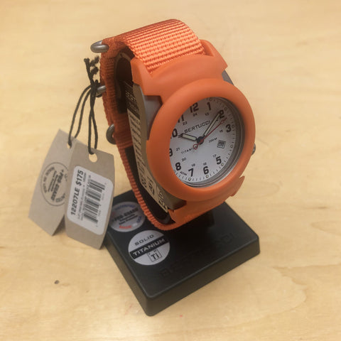 #12207LE A-2T Original Classic - White w/ Base Camp Orange Nylon Band