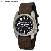 #12734 A-2T Super Classic™ - Black Dial, Alpina Brown Duraform™ leather band