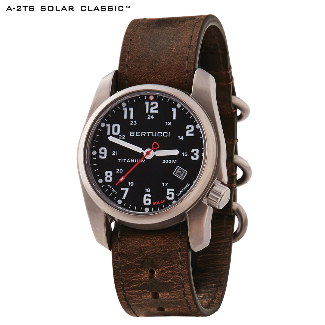 12803 A-2TS Solar Classic - Black w/ Alpina Brown Duraform Leather