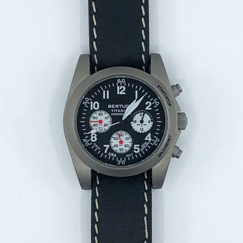 Certified Pre-Owned A-11T Americana Field Chronograph #13345CA+, Titanium Case, A+ Grade, circa 2021 - MSRP $445