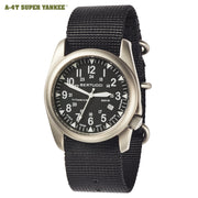 #13477 A-4T Super Yankee - Black w/ Black Nylon Band