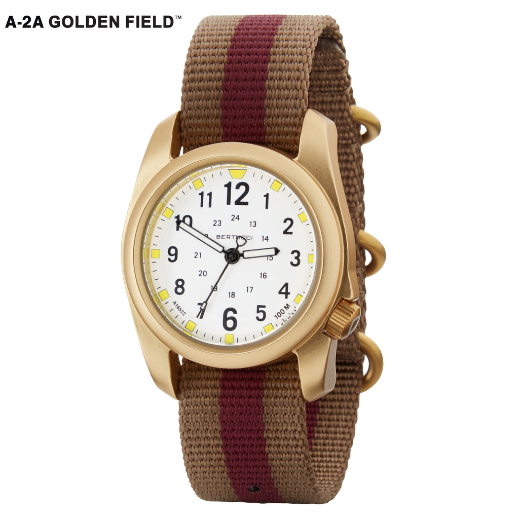 A-2A Golden Field™ - White dial, Coyote w/ Legion Red Pro-Stripe