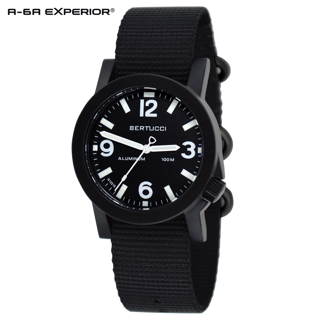 16500 A-6A Experior™ - Black Dial, Black Case, Black Nylon band
