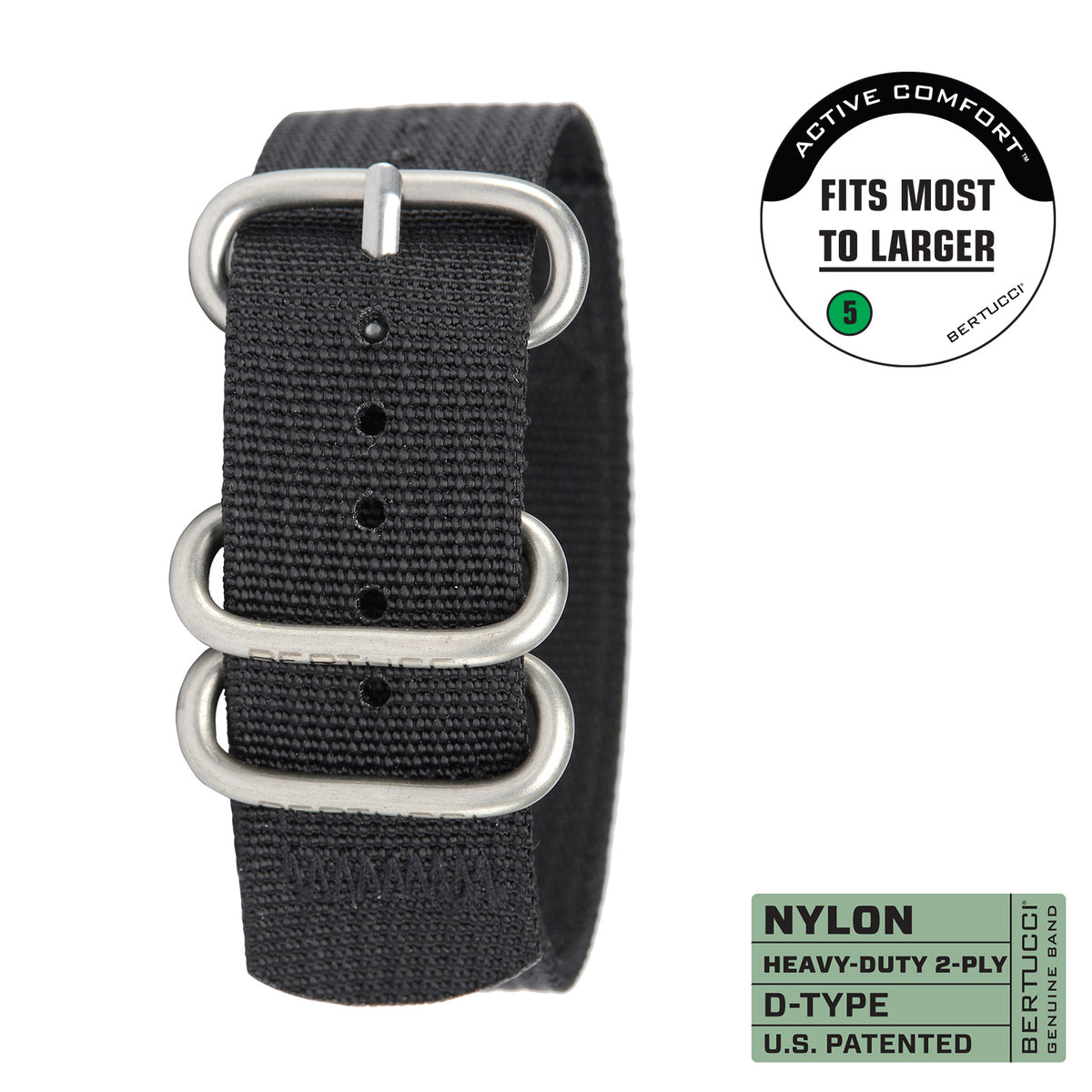 #167 - Black w/ matte hardware, 7/8
