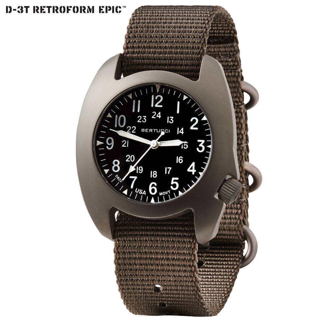 D-3T Retroform Epic – Black / Titanium