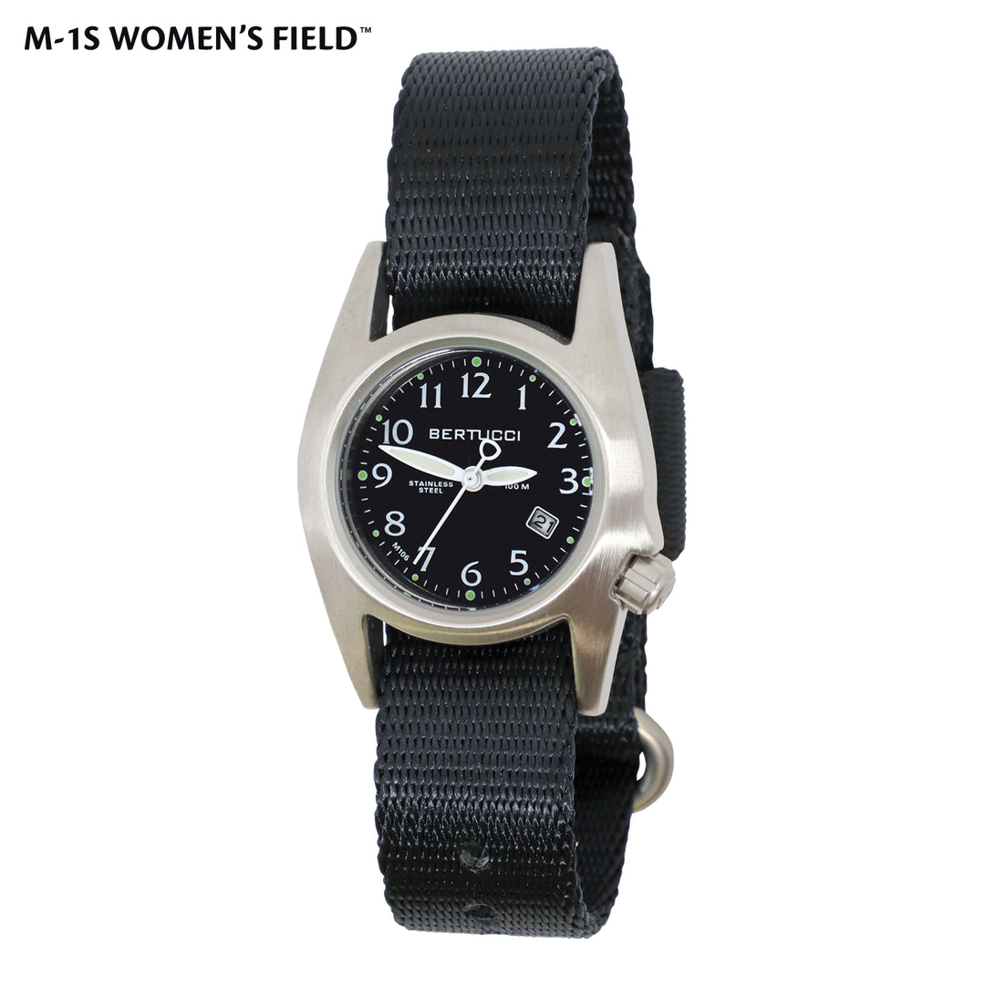 M-1S Women's Field™ - Black Dial, Black Comfort-Webb™ Band #18000