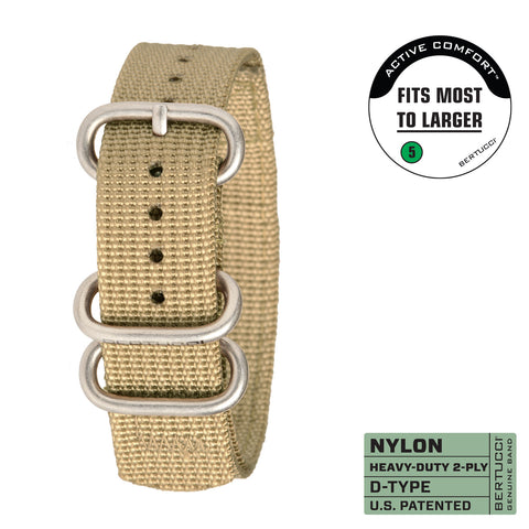 #193 - Patrol Khaki™ w/ matte hardware, 3/4" - 19 mm size for A-1 & C-1 Cases, Original MSRP: $29