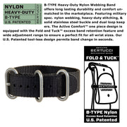 #10022 A-1S Field™ - White Dial, Black Nylon Band