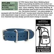#10021 A-1S Field™ - White Dial, Mariner Blue Nylon Band