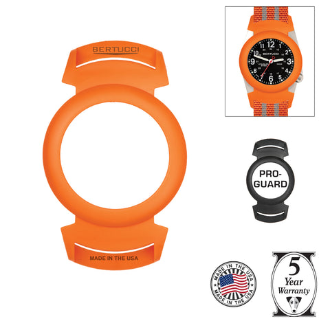 #11084 A-2S Field™ Safety - Black Dial, Safety Orange w/ Reflective Stripes Nylon Band