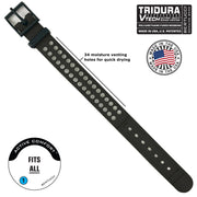 #11516 A-2S Military Ultra-Duty™, Black dial w/ #31V Black Vtech Tridura™ band + #300 Black Pro-Guard