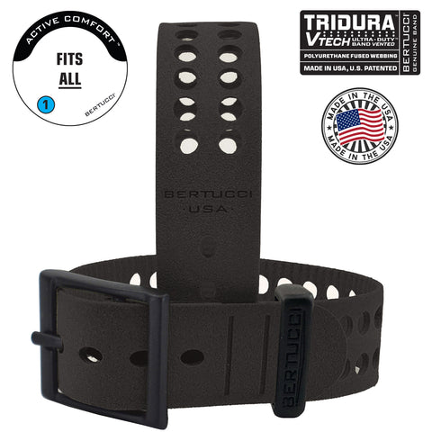 #11516 A-2S Military Ultra-Duty™, Black dial w/ #31V Black Vtech Tridura™ band + #300 Black Pro-Guard