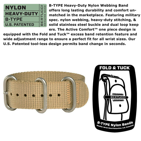 #11520 USS Nimitz Aircraft Carrier Special Edition - Black dial, Bertucci Khaki Nylon band