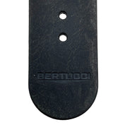 #377BD DuraForm™ Slate Black Horween® Leather Band w/ matte hardware, 7/8" - 22 mm size for A-2, A-3, A-6, A-7, D-1, D-3 & B-1 Cases, Original MSRP: $65