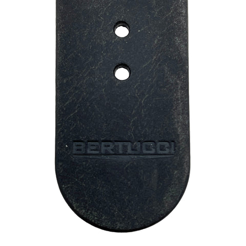 #377BD DuraForm™ Slate Black Horween® Leather Band w/ matte hardware, 7/8" - 22 mm size for A-2, A-3, A-6, A-7, D-1, D-3 & B-1 Cases, Original MSRP: $65
