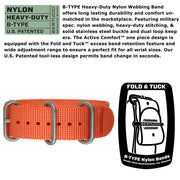 #11119 DX3® Field™ - Base Camp Enzo™ Dial, Base Camp Orange™ Nylon Band