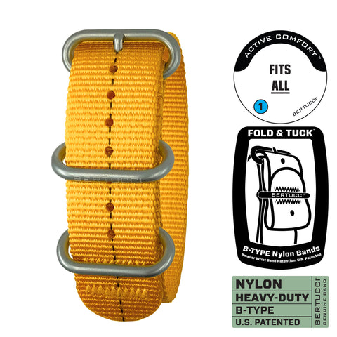 #395 - Tangerine / Black Dash Line™ w/ matte hardware, 7/8" - 22 mm size for A-2, A-3, A-6, A-7, B-1, D-3 Cases, Original MSRP $29.00