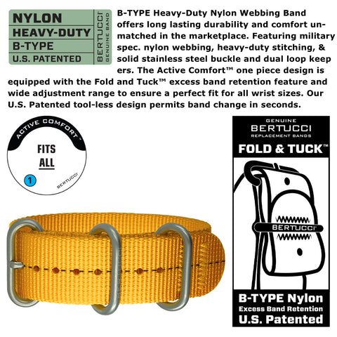 #11152 DX3® Plus™ Special Edition - Black Dial, Tangerine w/ Black Dash Line™ Nylon Band