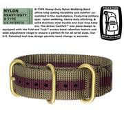 #16307 A-2A Golden Field™ - Legion Red dial, Coyote w/ Legion Red Pro-Stripe™ Nylon Band