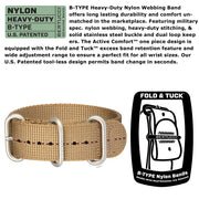 #11146 DX3® Field™ - Legion Red™ Dial, Coyote w/ Legion Red Dashline™ Nylon Band, Field Khaki Case
